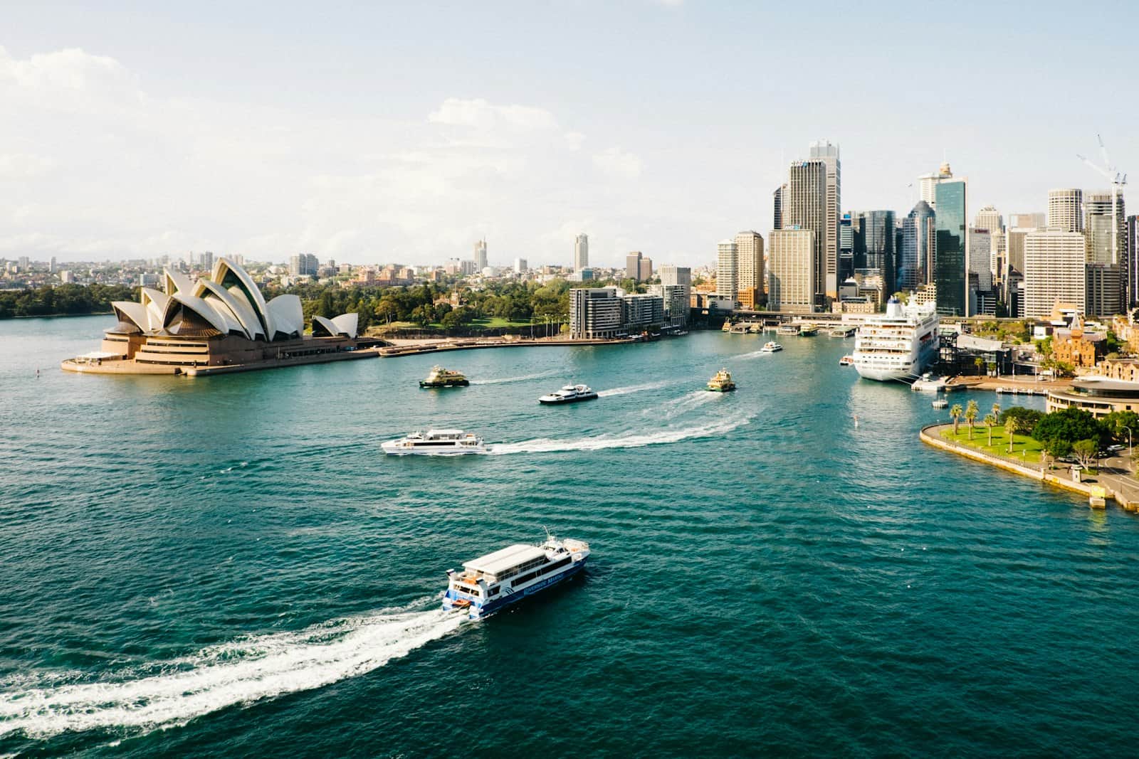 Sydney Harbour at dusk